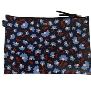 Floral  Kate Spade pouch — perfect for makeup or purse organization!
